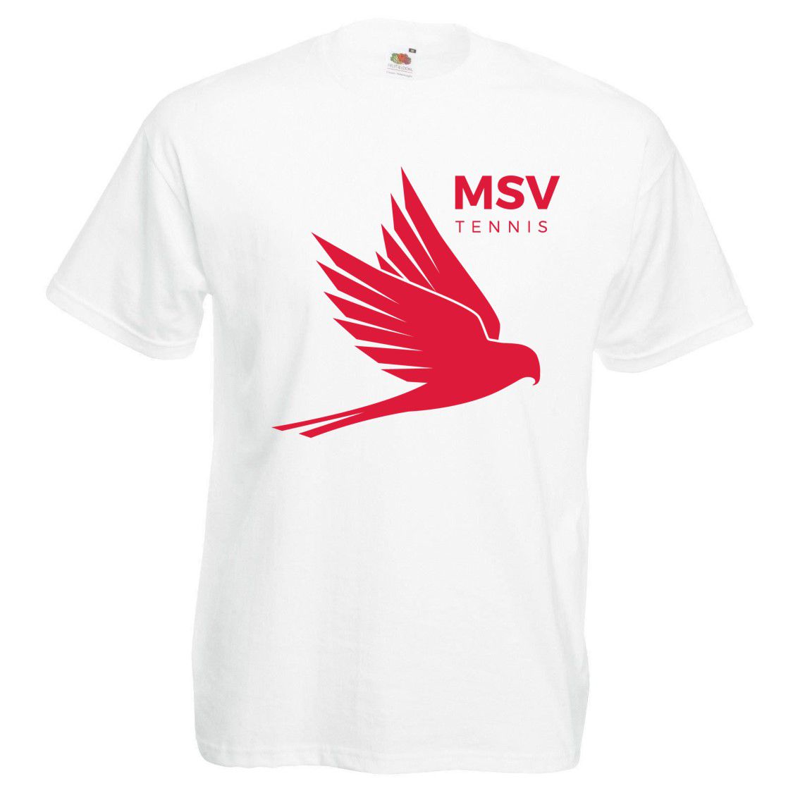 MSV T-Shirt Motiv Falke Damen V-Neck Größe M